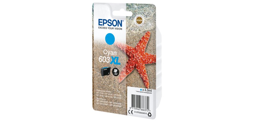Epson Singlepack Cyan 603XL Ink