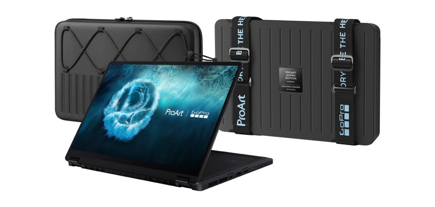 ASUS ProArt GoPro Edition PX13 HN7306EAC-GOPRO-DICLX089X Copilot+ PC AMD Ryzen AI Max+ 395 Hybride (2-en-1) 33,8 cm (13.3") Écran tactile 3K 128 Go LPDDR5x-SDRAM 2 To SSD Wi-Fi 7 (802.11be) Windows 11 Pro Noir