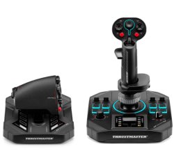 Thrustmaster Sol-R 4 HOTAS Nero USB Joystick + leva di controllo del motore Analogico/Digitale PC