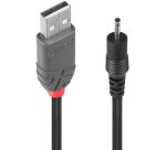 Lindy 70265 cavo di alimentazione Nero 1,5 m USB A EIAJ-01 (2.5 mm, 0.7 mm)