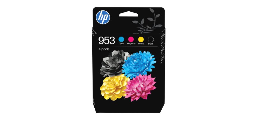 HP 953 4-pack Black/Cyan/Magenta/Yellow Original Ink Cartridges