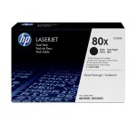 HP 80X 2-pack High Yield Black Original LaserJet Toner Cartridges