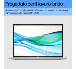 HP ProBook 440 G11 Intel Core Ultra 5 125U Computer portatile 35,6 cm (14") WUXGA 8 GB DDR5-SDRAM 512 GB SSD Wi-Fi 6E (802.11ax) Windows 11 Pro AI PC Argento