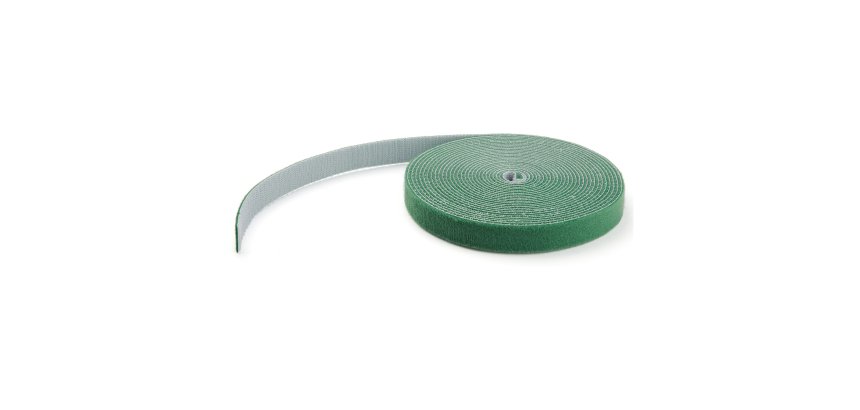 StarTech.com Ruban Auto Agrippant - Rouleau de 30,5 m pour Gestion de Câbles - Ruban Auto-Agrippant - Attaches Câble Ajustables - Sangles de Gestion de Câbles Auto-agrippantes et Réutilisables - Vert