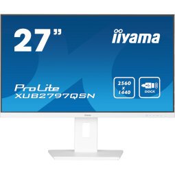 iiyama ProLite XUB2797QSN-W1 écran plat de PC 68,6 cm (27") 2560 x 1440 pixels Wide Quad HD LED Blanc