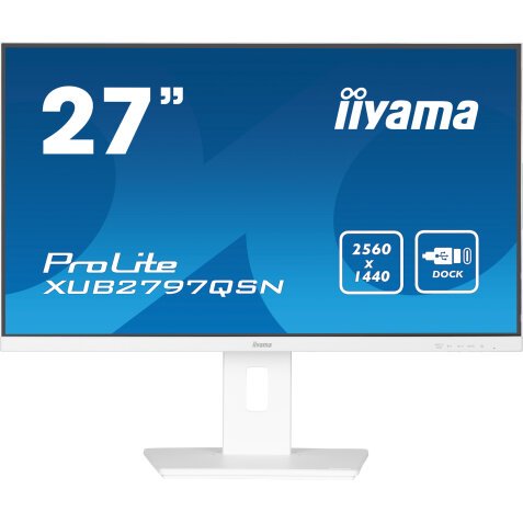 iiyama G-MASTER XUB2797QSN-W2 computer monitor 68,6 cm (27") 2560 x 1440 Pixels 4K Ultra HD LED Wit