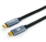 Equip 128359 Cavo USB 3.2 Gen 2 da C a C, M/M, 3,0 m, PD100W , 4K/60Hz, 10Gbps, nero