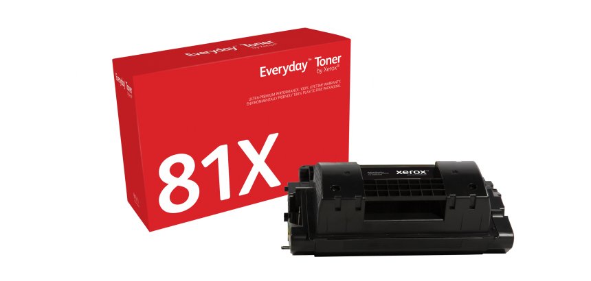 Toner Everyday™ Noir de Xerox compatible avec HP 81X (CF281X), Grande capacité