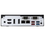 Shuttle Slim PC DH770 , S1700, 2x HDMI, 2x DP , 2x 2.5G LAN, 2x COM, 8x USB, 1x 2.5", 2x M.2, fonctionnement permanent 24/7, attaches VESA