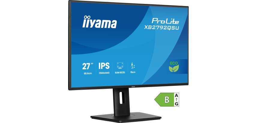 iiyama ProLite XB2792QSU-B1 écran plat de PC 68,6 cm (27") 2560 x 1440 pixels Quad HD LED Noir