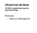HP 912XL originele high-capacity gele inktcartridge