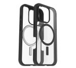 OtterBox React Series para MagSafe para Apple iPhone 16 Pro, Black Crystal