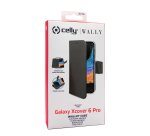 Celly Wally mobile phone case 16.8 cm (6.6") Wallet case Black