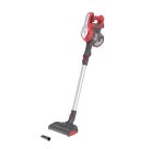 Hoover HF122RH 011 Aspirapolvere elettrica Batteria Secco Tessuto Senza sacchetto 0,9 L 170 W Rosso, Argento