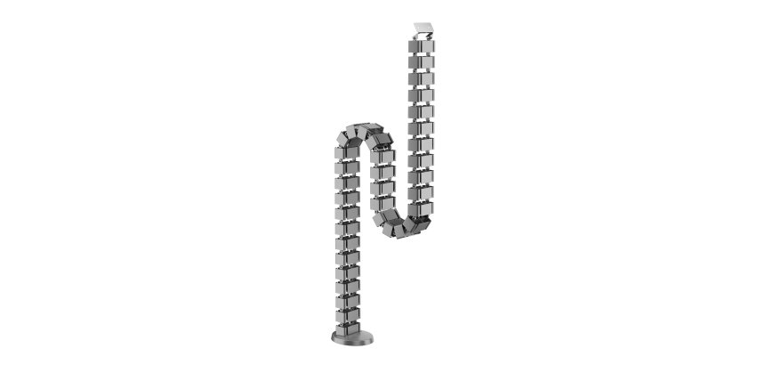 Equip 650860 organizador de cables Escritorio Pasacables Gris 1 pieza(s)