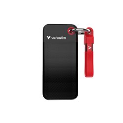 Verbatim Pocket SSD 1 TB USB Tipo C 3.2 Gen 2 (3.1 Gen 2) Negro, Rojo