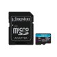 Kingston Technology Canvas Go! Plus Carte microSDXC Canvas Go Plus 170R A2 U3 V30 de 128 Go + ADP