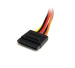 StarTech.com Cable de 30cm de Extensión de Alimentación Corriente SATA - 15 pines