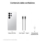 Samsung Galaxy S25 Ultra Smartphone AI, Display 6.9'' QHD+ Dynamic AMOLED 2X, Fotocamera 200MP, RAM 12GB, 256GB, 5.000 mAh, Titanium Whitesilver