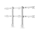 StarTech.com 6-MONITOR-ARM-A support d'écran plat pour bureau 81,3 cm (32") Blanc