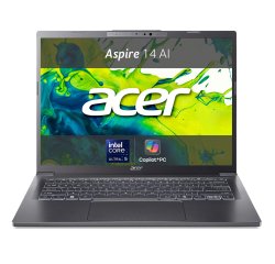 Acer Aspire 14 AI A14-52M-5067 Copilot+ PC Intel Core Ultra 5 226V Laptop 35.6 cm (14") WUXGA 16 GB DDR5-SDRAM 512 GB SSD Wi-Fi 6E (802.11ax) Windows 11 Home Italian Grey
