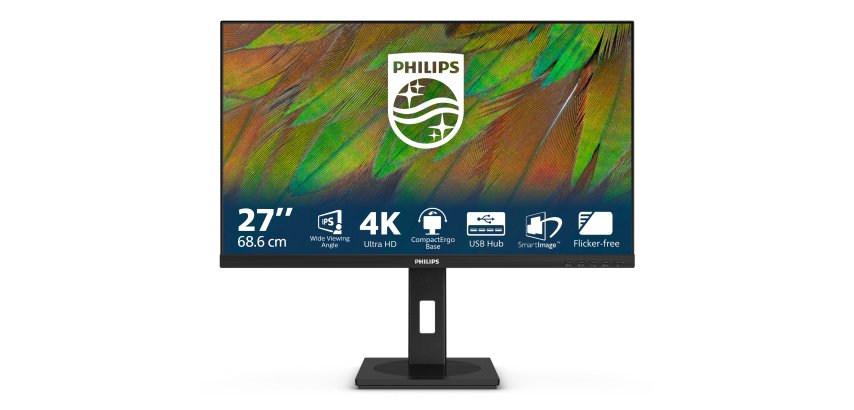 Philips 3000 series 27B1N3800/00 écran plat de PC 68,6 cm (27") 3840 x 2160 pixels 4K Ultra HD LCD Noir