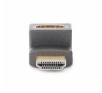 StarTech.com Adaptateur HDMI 2.0 à Angle Droit Vertical, Mâle vers Femelle, Économiseur de Port HDMI Vertical à 90 Degrés, 4K 60Hz, Extension Coudé pour HDMI à Haut Débit, Raccord HDMI 2.0 en Angle Vertical, M/F