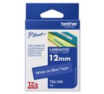 Brother TZE-535 ruban d'étiquette Blanc sur bleu