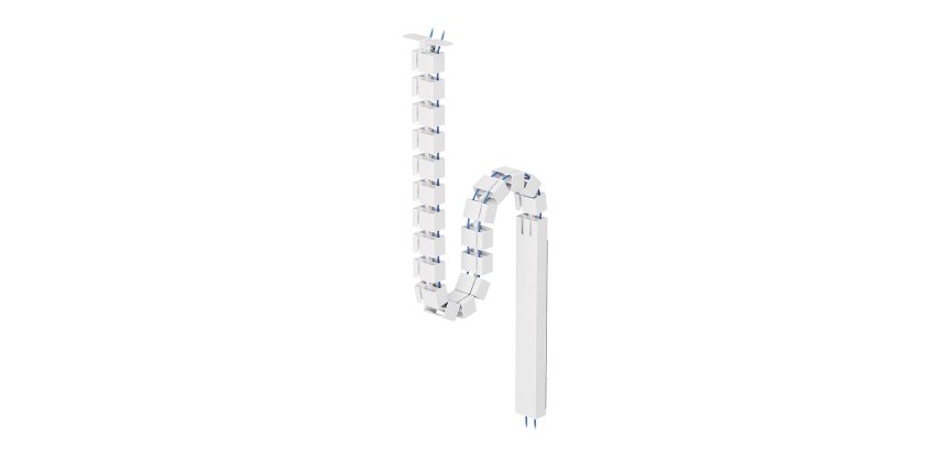 Neomounts ADS06-133WH Organizador vertebral de cables - fijación con tornillos - universal