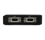 StarTech.com Kit commutateur KVM USB VGA à 2 ports avec audio et câbles - Switch KVM - Noir