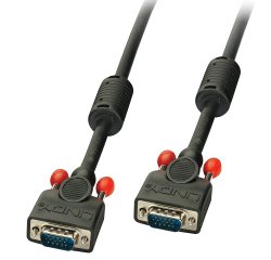Lindy 36371 cable VGA 0,5 m VGA (D-Sub) Negro