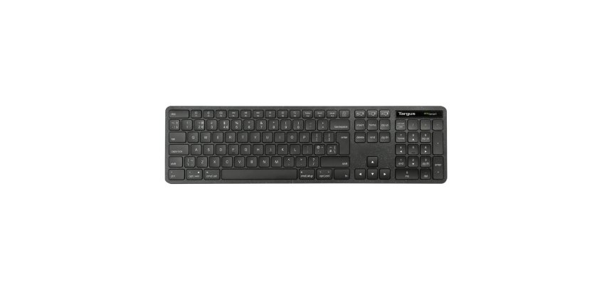 Targus EcoSmart AKB873FR clavier Universel RF sans fil + Bluetooth AZERTY Français Noir