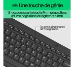 HP 330 Wls Mse and KB Combo FR clavier Souris incluse Universel RF sans fil Noir