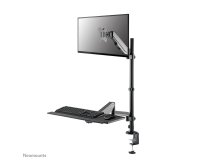 Neomounts DS90-325BL1 Soporte de sobremesa para puesto de trabajo de pie/sentado 17-32" - resorte de gas