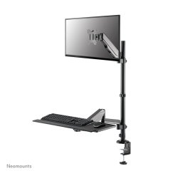 Neomounts DS90-325BL1 Soporte de sobremesa para puesto de trabajo de pie/sentado 17-32" - resorte de gas