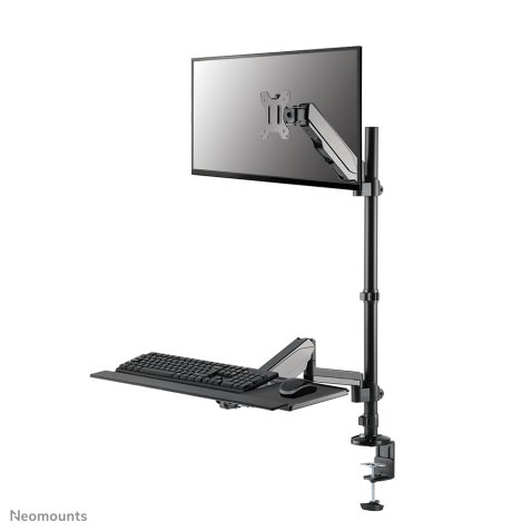 Neomounts DS90-325BL1 Station de travail assis-debout pour bureau 17-32" - ressort à gaz