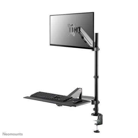 Neomounts DS90-325BL1 Soporte de sobremesa para puesto de trabajo de pie/sentado 17-32" - resorte de gas