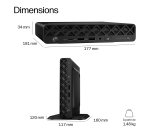 HP EliteDesk 8 Mini G2i Desktop Next Gen AI PC Copilot+ PC Intel Core Ultra 5 322 16 Go DDR5-SDRAM 512 Go SSD Windows 11 Pro Mini PC