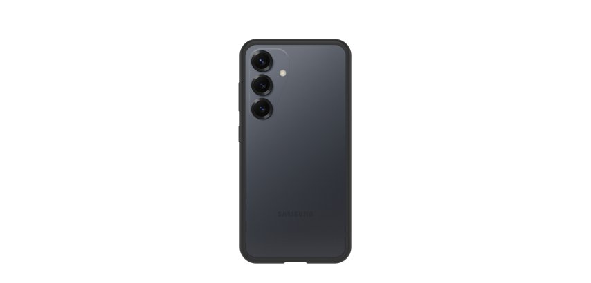 OtterBox React Series pour Samsung Galaxy S25, transparente/noir - produits livrés sans emballage