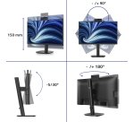 Philips 3000 series 24B2N3200JH/00 écran plat de PC 60,5 cm (23.8") 1920 x 1080 pixels Full HD LCD Noir