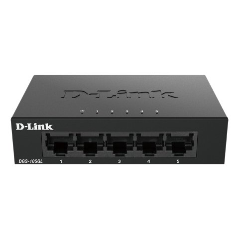 D-Link DGS-105GL/E switch No administrado Gigabit Ethernet (10/100/1000) Negro