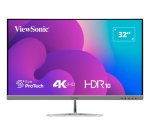 Viewsonic VX3276-4K-MHD-2 pantalla para PC 81,3 cm (32") 3840 x 2160 Pixeles 4K Ultra HD LCD Negro, Plata
