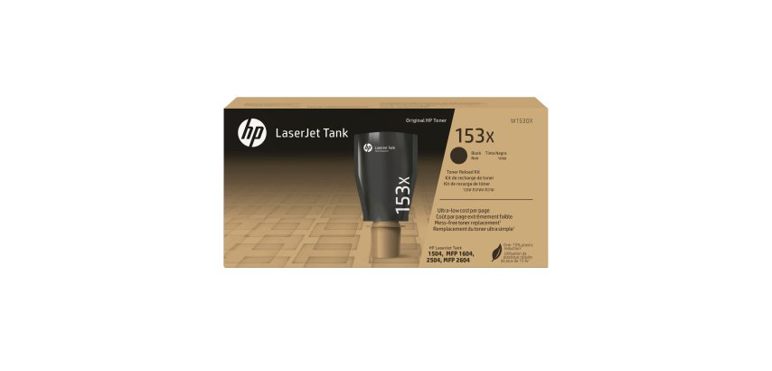 HP Kit de recharge de toner 153X authentique LaserJet Tank, noir