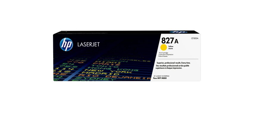 HP 827A - yellow - original - LaserJet - toner cartridge (CF302A)