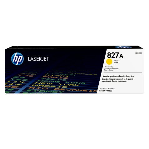 HP 827A toner LaserJet jaune authentique