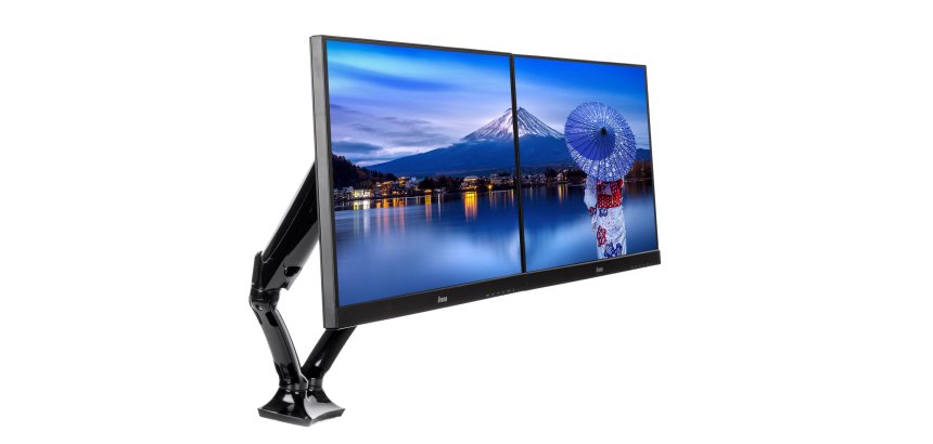 iiyama DS3002C-B1 support d'écran plat pour bureau 68,6 cm (27") Noir