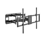 AISENS Soporte Pro Giratorio, Inclinable Y Nivelable Para Monitor/tv 120kg De 60-120, Negro