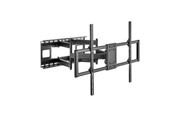 AISENS Soporte Pro Giratorio, Inclinable Y Nivelable Para Monitor/tv 120kg De 60-120, Negro