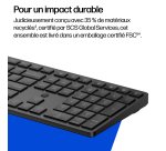 HP Ensemble clavier et souris hybride multi-appareils 495C