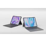 Logitech Combo Touch, Funda con Teclado, iPad Air 13 Pulgadas (M2)(2024) - Teclado retroiluminado extraíble con Soporte abatible, Escritura cómoda, Modo Multiuso, Disposición QWERTY Español - Gris